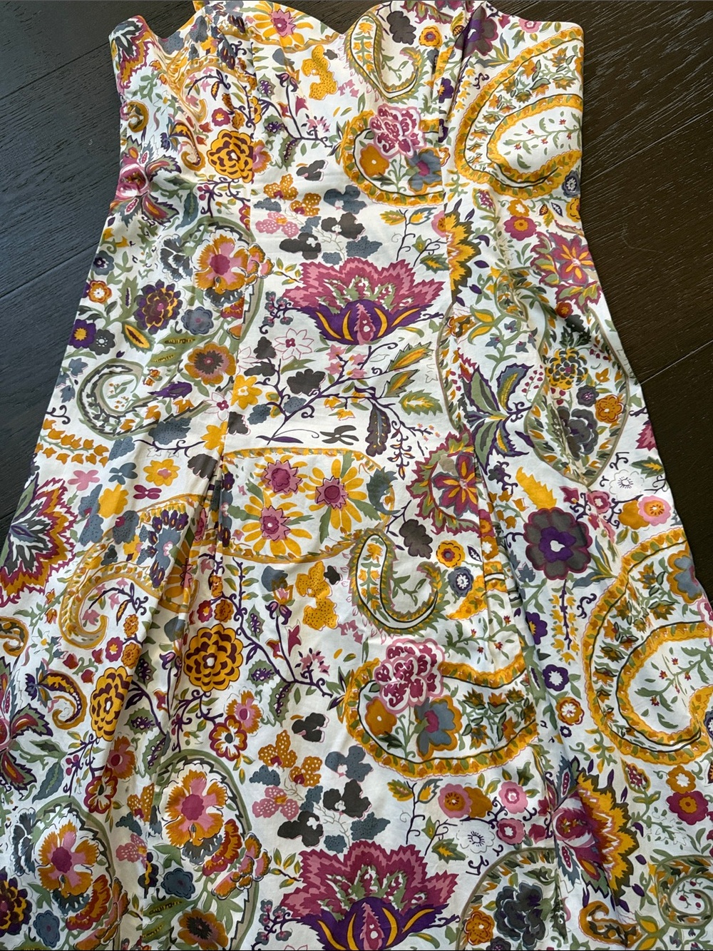 Sweet Paisley Midi Dress in Multicolor 💯 cotton, soft flowy summer dress